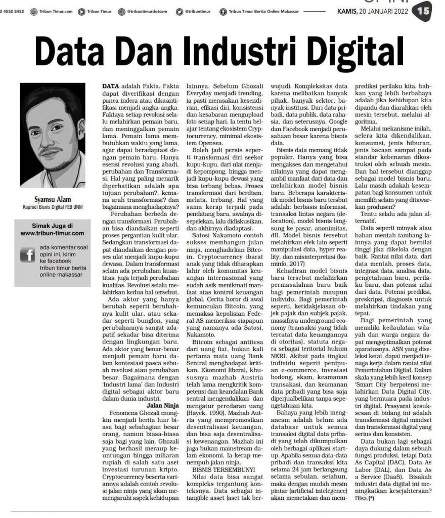 Data dan Industri Digital